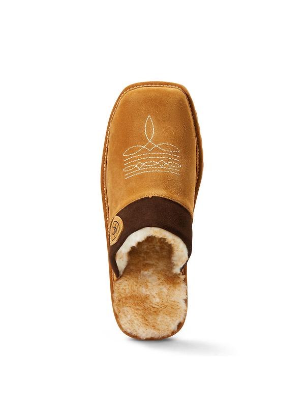 Ariat Men's Silversmith Square Toe Slippers - Chestnut Image 6