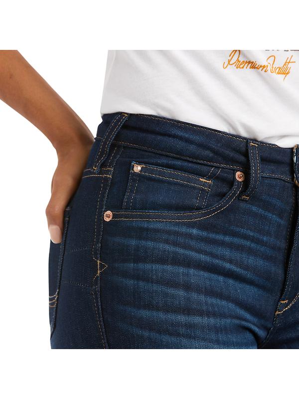 Ariat Women's R.E.A.L. High Rise Ballary Boot Cut Jeans - Pennsylvania Image 5