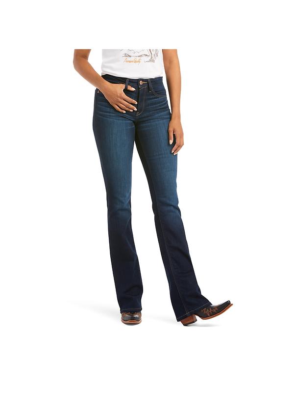 Ariat Women's R.E.A.L. High Rise Ballary Boot Cut Jeans - Pennsylvania Image 1
