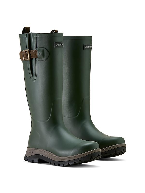 Ariat Men's Woodstock Rubber Boots - Olive Night Image 1
