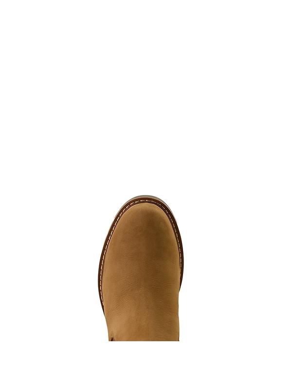 Ariat Women's Wexford Sherpa Waterproof Chelsea Boots - Amber Brown Image 7