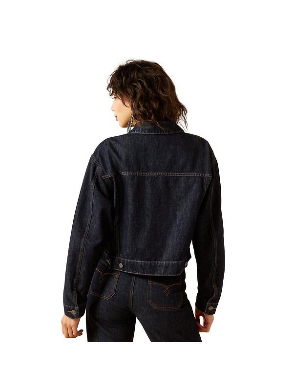 Ariat Women's Western Utility Denim Jacket - Rinse Image 2