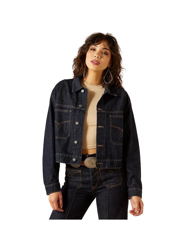 Ariat Women's Western Utility Denim Jacket - Rinse Image 1