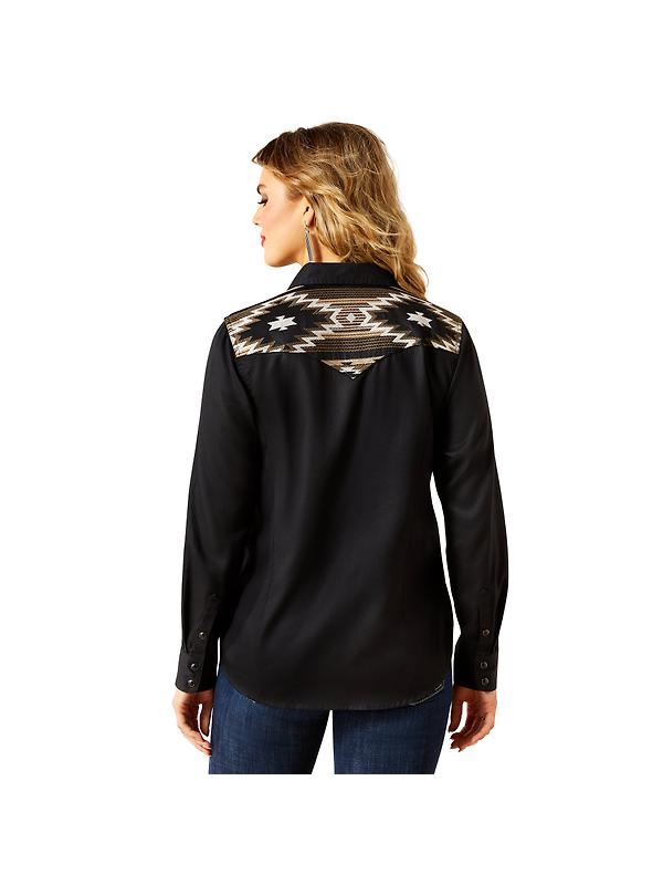 Ariat Women's Dawn Western Shirt - Black Image 2