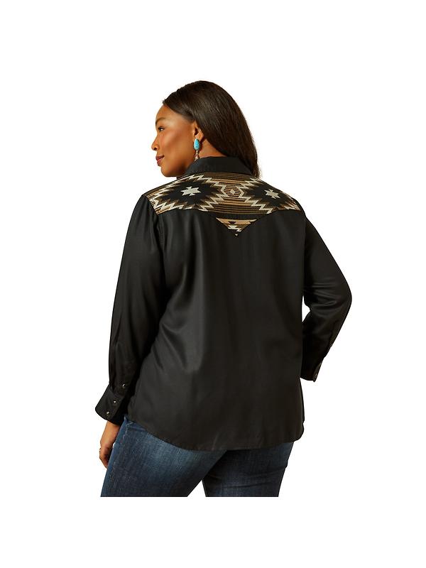 Ariat Women's Dawn Western Shirt - Black Image 1