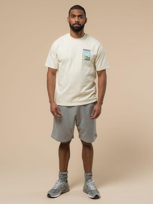 Penfield Men's Block Landscape Graphic T-Shirt - Vanilla Image 3
