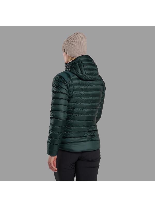 Montane Women's Anti-Freeze Hooded Jacket - Deep Forest Image 3