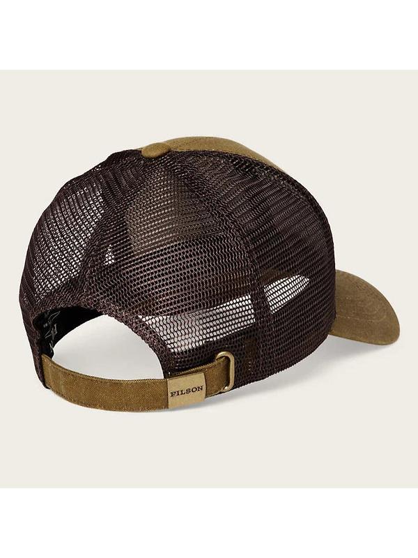 Filson Logger Tin Cloth Mesh Cap - Dark Tan Image 2