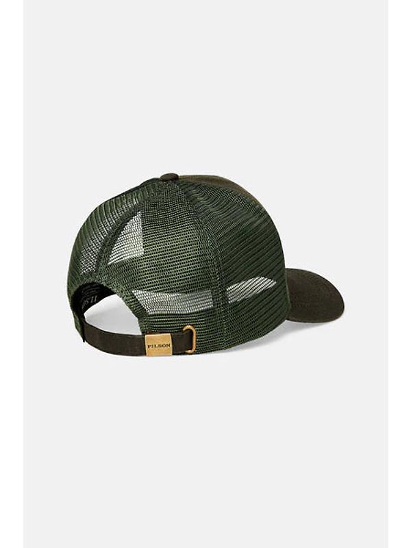 Filson Logger Tin Cloth Mesh Cap - Otter Green Image 2