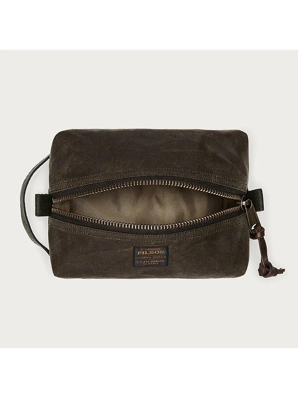 Filson Tin Cloth Travel Kit - Otter Green Image 3