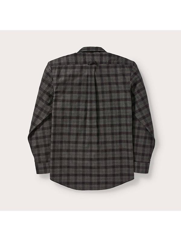 Filson Men's Alaskan Guide Shirt - Heather Grey/Black Plaid Image 2