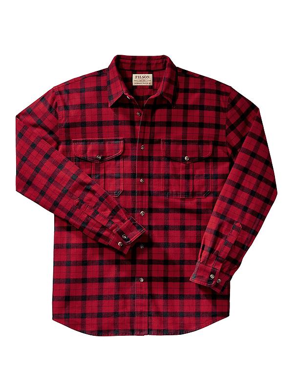 Filson Men's Alaskan Guide Shirt - Red Black Plaid Product Image