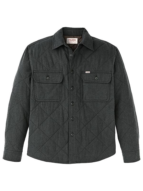 Filson Men's Insulated Flannel Shirt - Charcoal Image 1