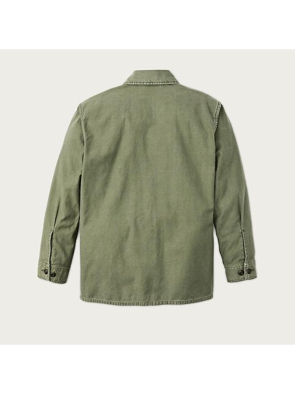Filson Cotton Reverse Sateen Field Cruiser Jacket - Washed Fatigue Green Image 2