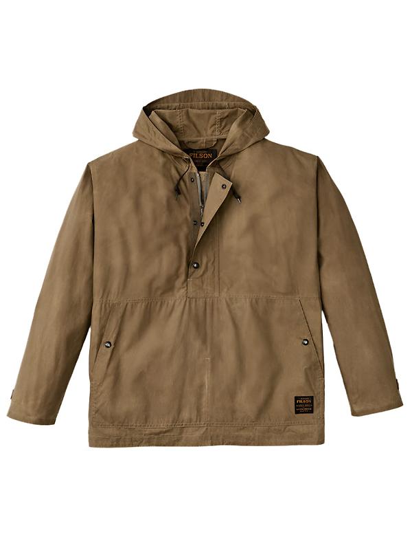 Filson Waxed Cotton Ranger Lightweight Anorak - Dark Beige Product Image