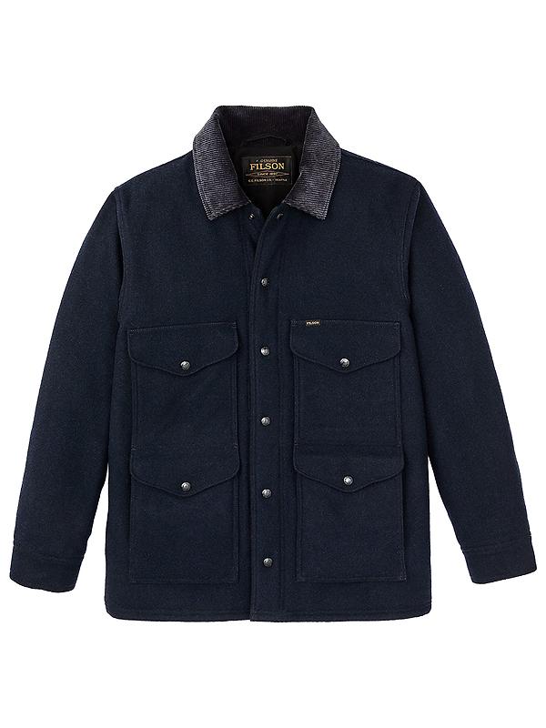 Filson Men's Spokane Insulated Cruiser Mack Blend Jacket - Navy Image 1