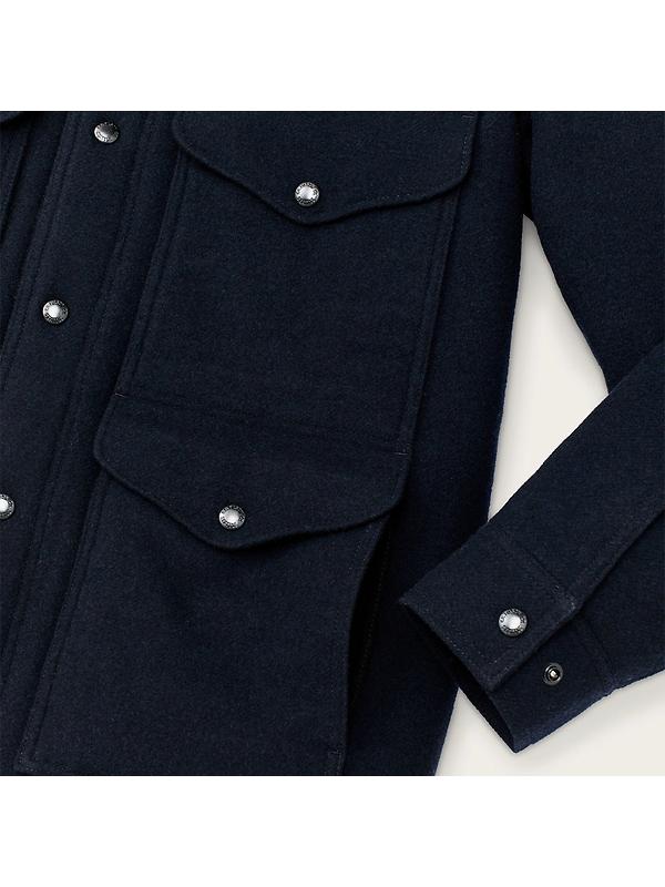 Filson Men's Spokane Insulated Cruiser Mack Blend Jacket - Navy Image 4