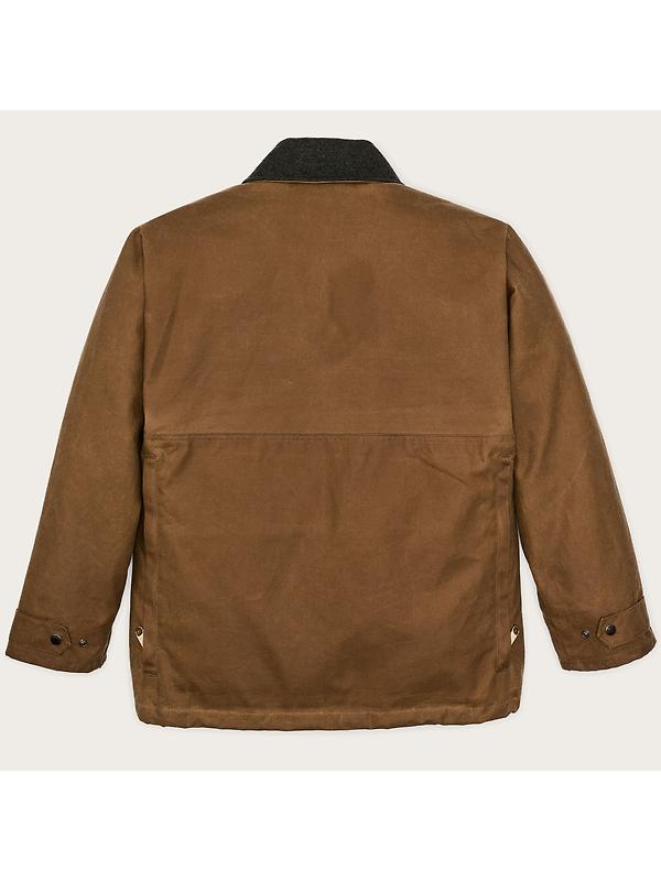 Filson Men's Lined Tin Cloth Field Jacket - Dark Tan Image 6
