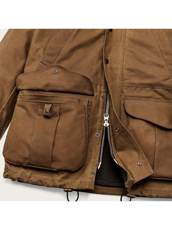 Filson Men's Lined Tin Cloth Field Jacket - Dark Tan Image 13