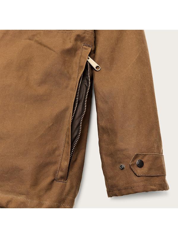 Filson Men's Lined Tin Cloth Field Jacket - Dark Tan Image 14