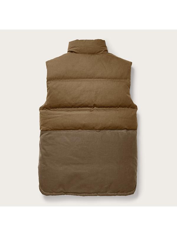 Filson Men's Down Cruiser Vest - Dark Tan Image 3