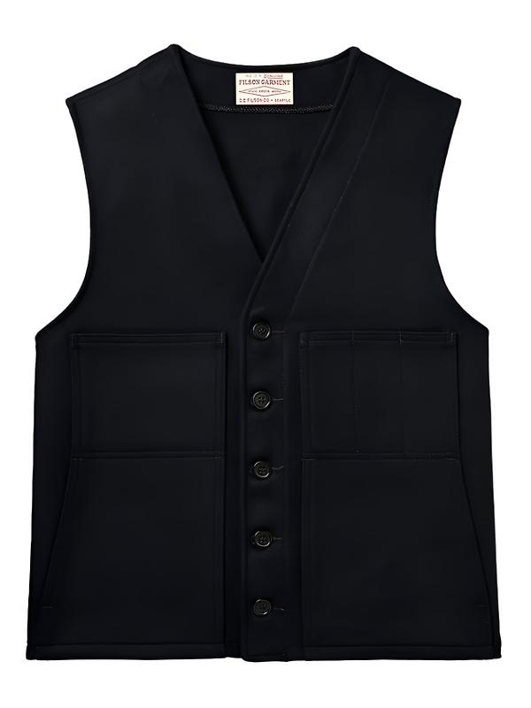 Filson Men's Mackinaw Wool Vest - Dark Navy Product Image