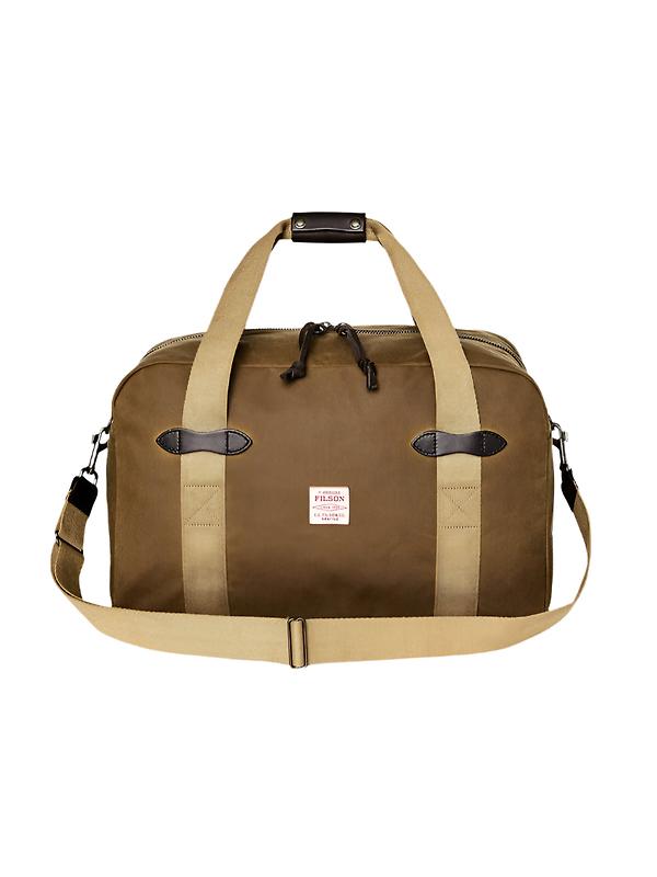 Filson Tin Cloth Medium Duffle Bag - Dark Tan Image 1
