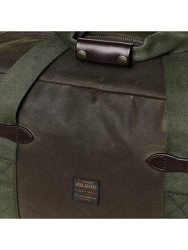 Filson Tin Cloth Medium Duffle Bag - Otter Green Image 6