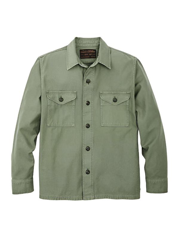 Product image of Filson Cotton Field Jac-Shirt - Washed Fatigue Green