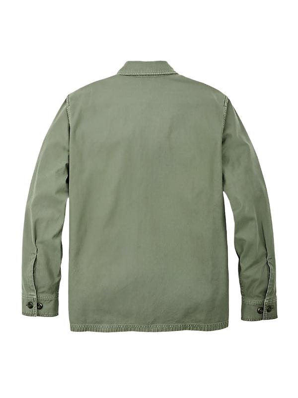Filson Cotton Field Jac-Shirt - Washed Fatigue Green Image 2