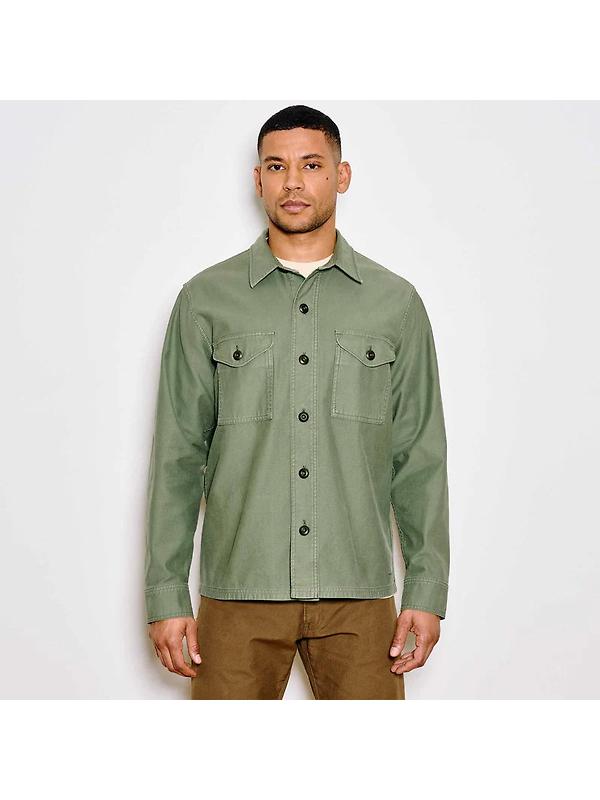 Filson Cotton Field Jac-Shirt - Washed Fatigue Green Image 5