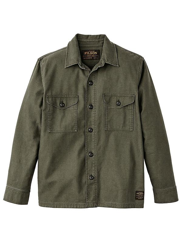 Filson Men's Clarkston Jac-Shirt - Surplus Green Image 1