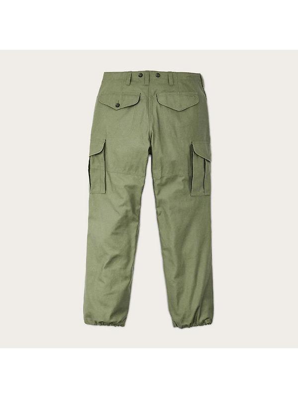 Filson Cotton Field Cargo Pants - Washed Fatigue Green Image 2