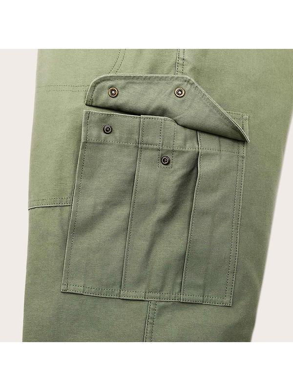 Filson Cotton Field Cargo Pants - Washed Fatigue Green Image 8