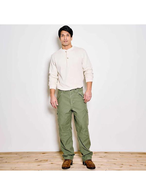 Filson Cotton Field Cargo Pants - Washed Fatigue Green Image 6