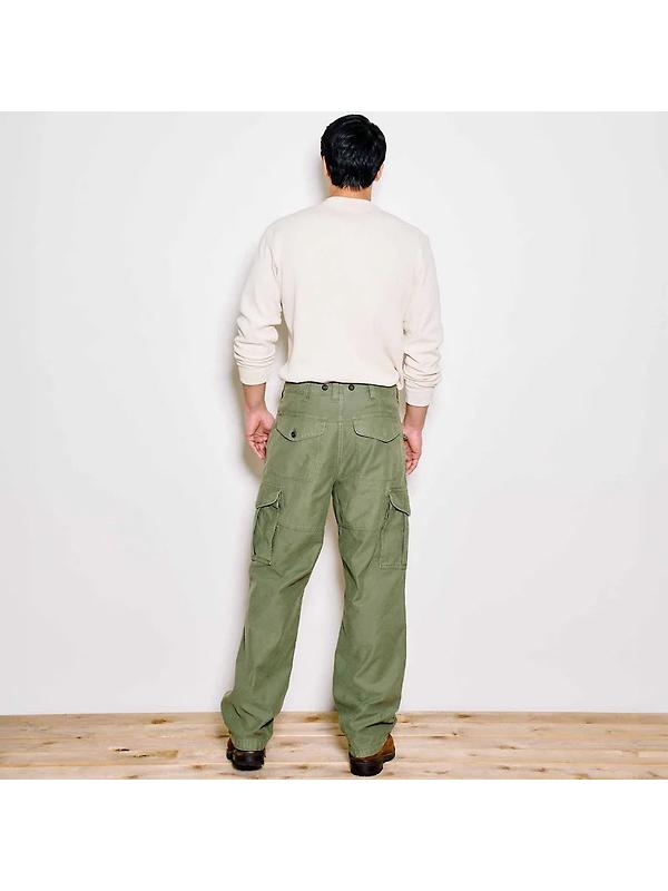 Filson Cotton Field Cargo Pants - Washed Fatigue Green Image 7