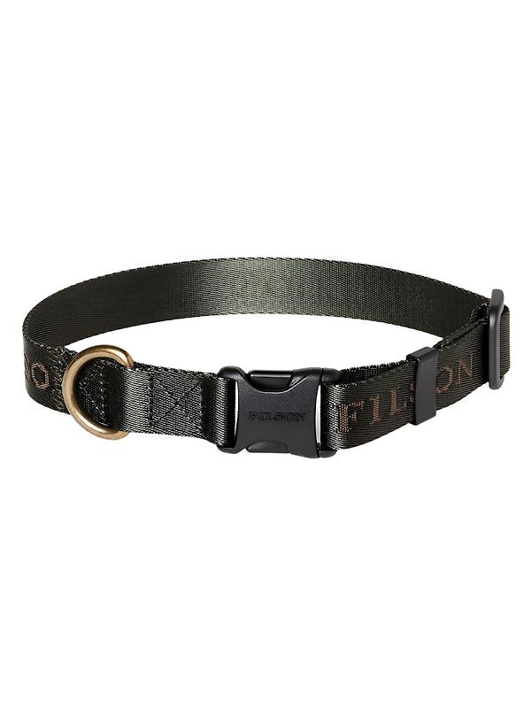 Filson Nylon Dog Collar - Dark Timber Product Image