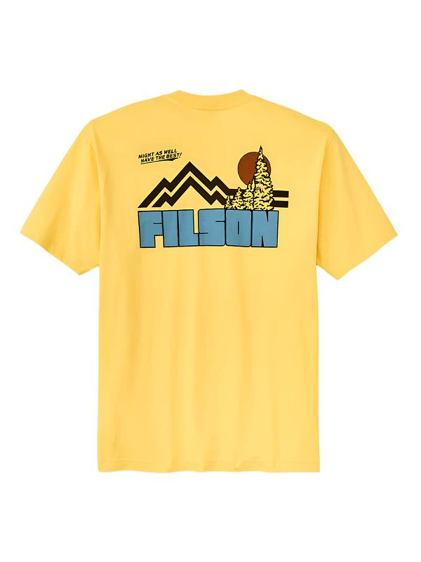 Filson Men's Frontier Graphic T-Shirt - Aspen Gold/Sun Image 1