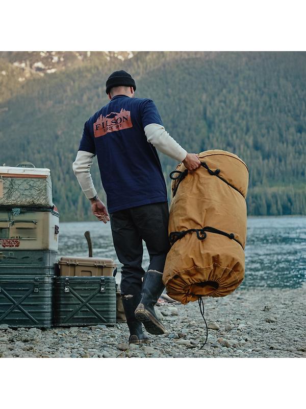 Filson Men's Frontier Logo T-Shirt - Night Sky/Scenic Mark Image 2