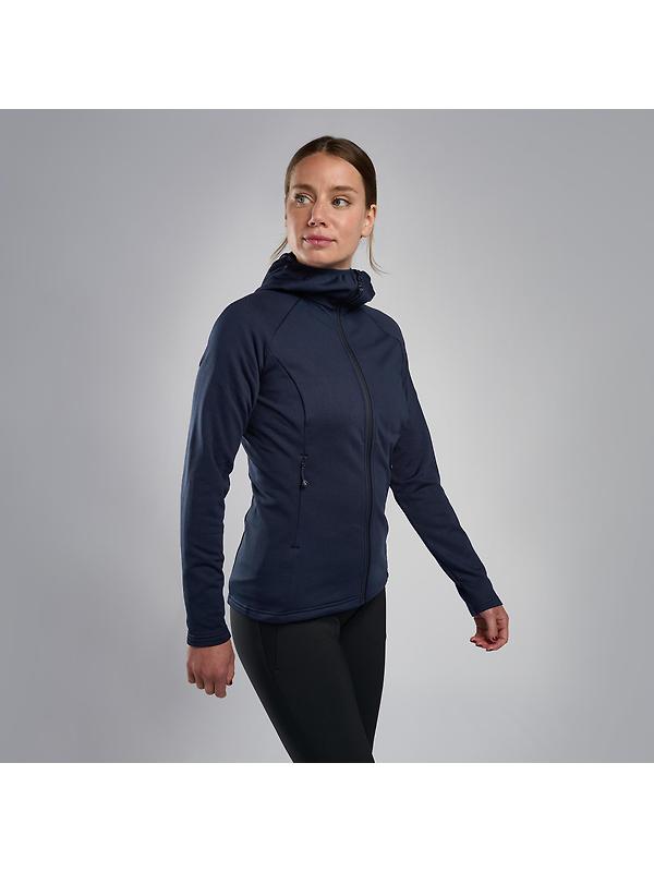 Montane Women's Protium Hooded Fleece Jacket - Eclipse Blue Image 2