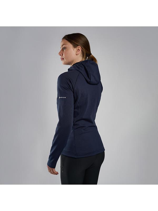 Montane Women's Protium Hooded Fleece Jacket - Eclipse Blue Image 3