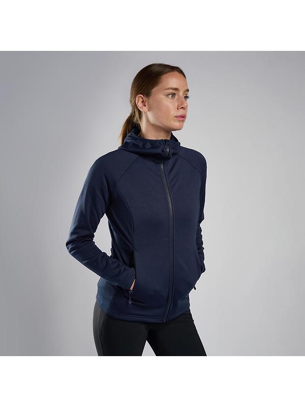 Montane Women's Protium Hooded Fleece Jacket - Eclipse Blue Image 4