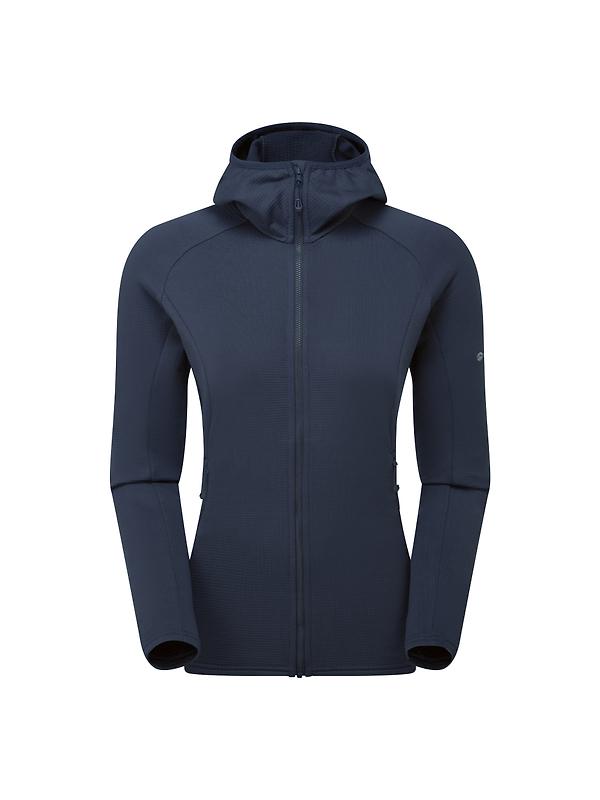 Montane Women's Protium Hooded Fleece Jacket - Eclipse Blue Image 1
