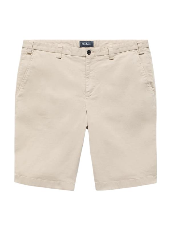 Oliver Sweeney Men's Frades Italian Cotton Shorts - Stone Image 1