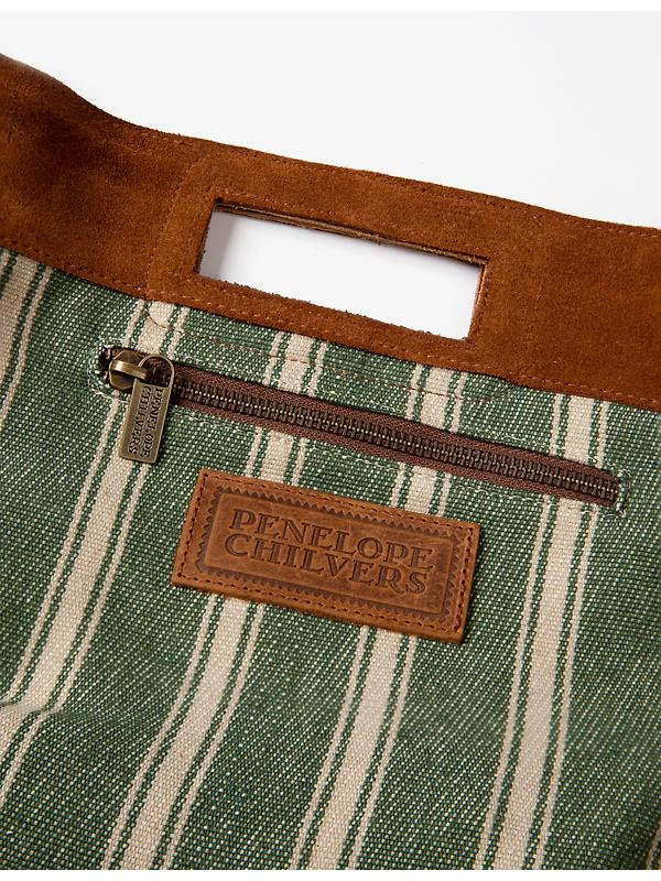 Penelope Chilvers Women's Fringe Handy Suede Bag - Chestnut Image 2