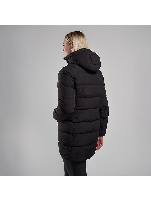 Montane Women's Tundra Hooded Down Jacket - Black Image 4