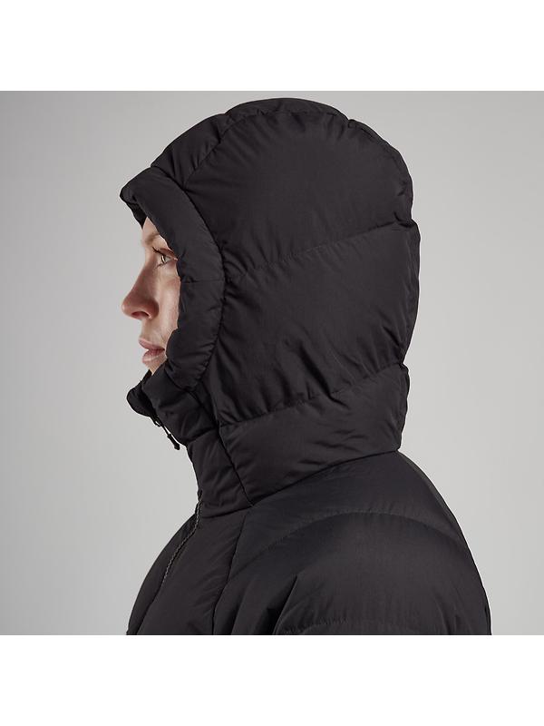 Montane Women's Tundra Hooded Down Jacket - Black Image 6