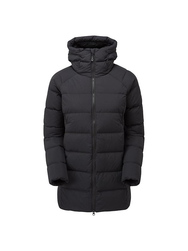 Montane Women's Tundra Hooded Down Jacket - Black Image 1