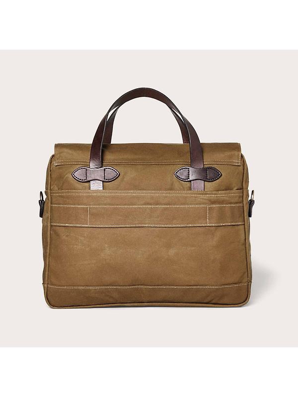 Filson 24 Hour Tin Briefcase - Dark Tan Image 2