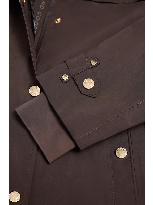 Holland Cooper Women's Folgate Rain Coat - Chocolate Image 9